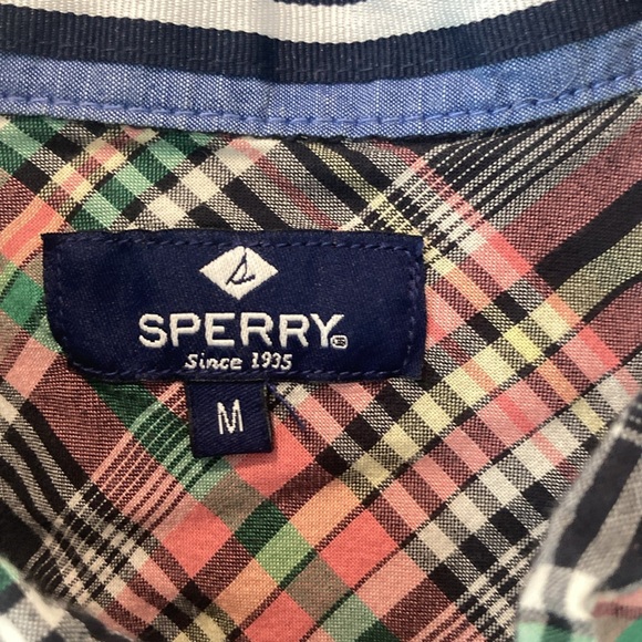 Men's Sperry Top Sider Cranston Plaid Button Down Shirt - Picture 2 of 5